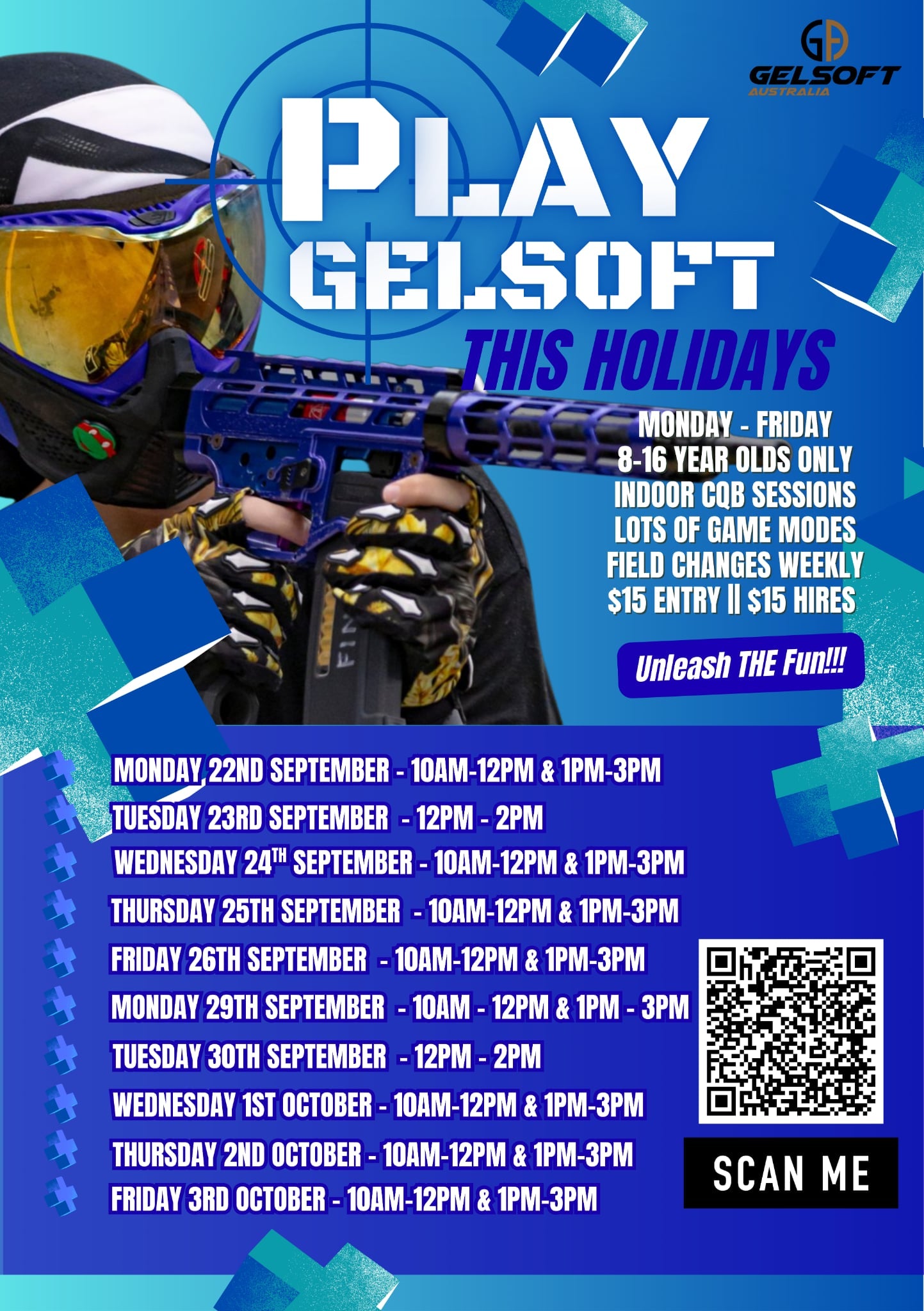 *KIDS ONLY* School Holiday Sessions - CQB Field (Juniors)