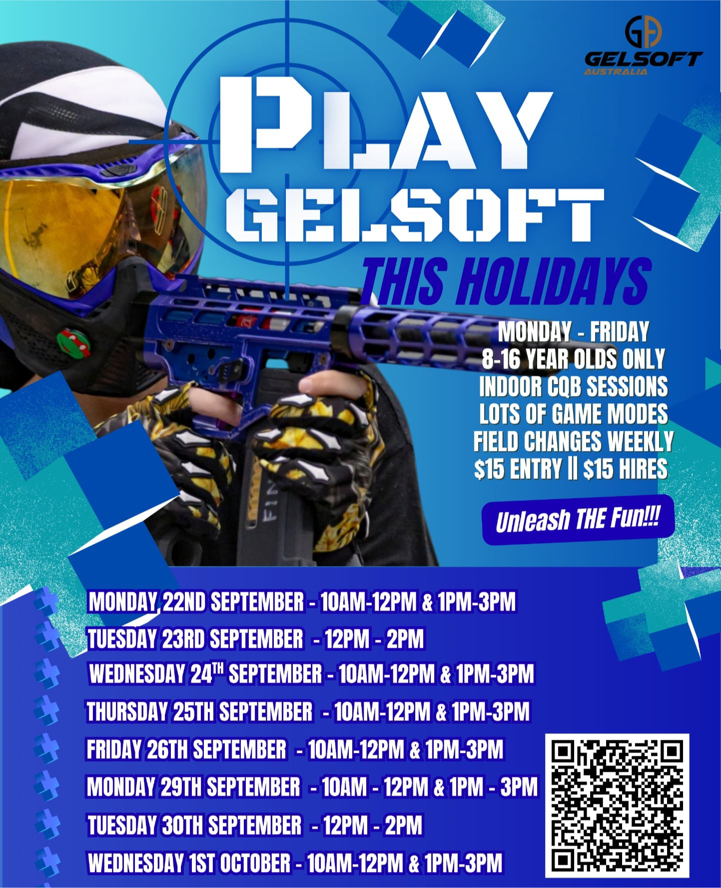 *KIDS ONLY* School Holiday Sessions - CQB Field (Juniors)